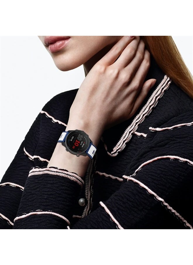 MYSNBKN - Compatible with Garmin Vivoactive 4/ Samsung Galaxy Watch 46mm, 22mm Silicone Band for Ticwatch Pro S2/ Venu 2/Samsung Gear S3 Classic/Samsung Gear S3 Frontier/Huawei Watch GT Smartwatch - Image 1