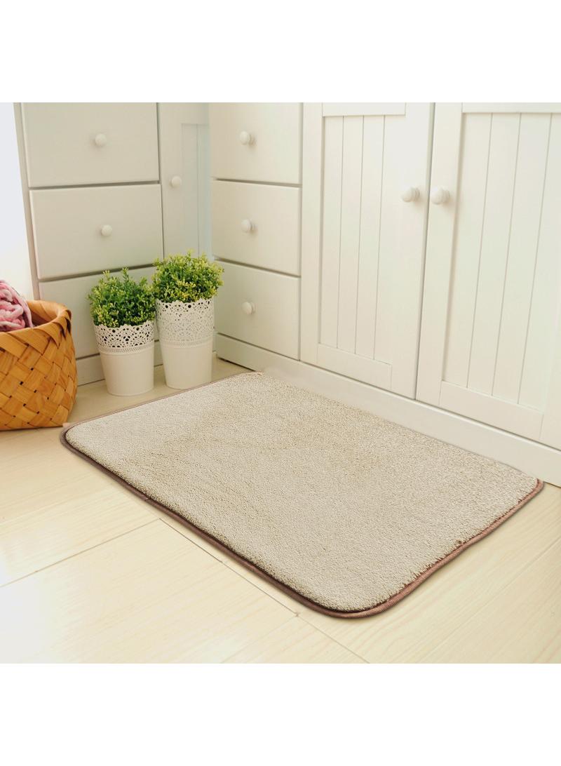 Bluejw 50×80CM Area Rugs Thickened Coral Fleece Memory Foam Bathroom Rug Soft Comfortable Absorbent Water Non-Slip Household Bath Mat - Image 1