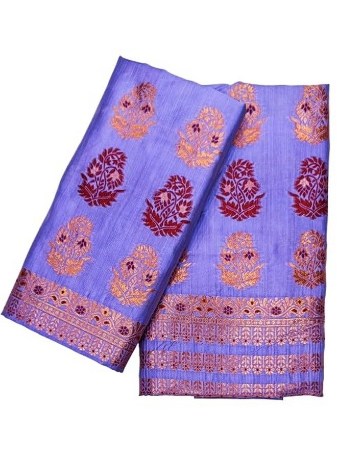 Women's Assamese Mekhela Sador Chador saree (Lavendar) 
