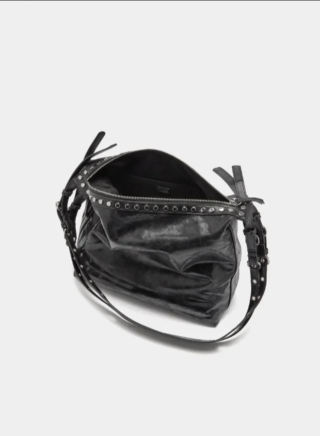 بارفوا حقيبة كتف مع ترصيع