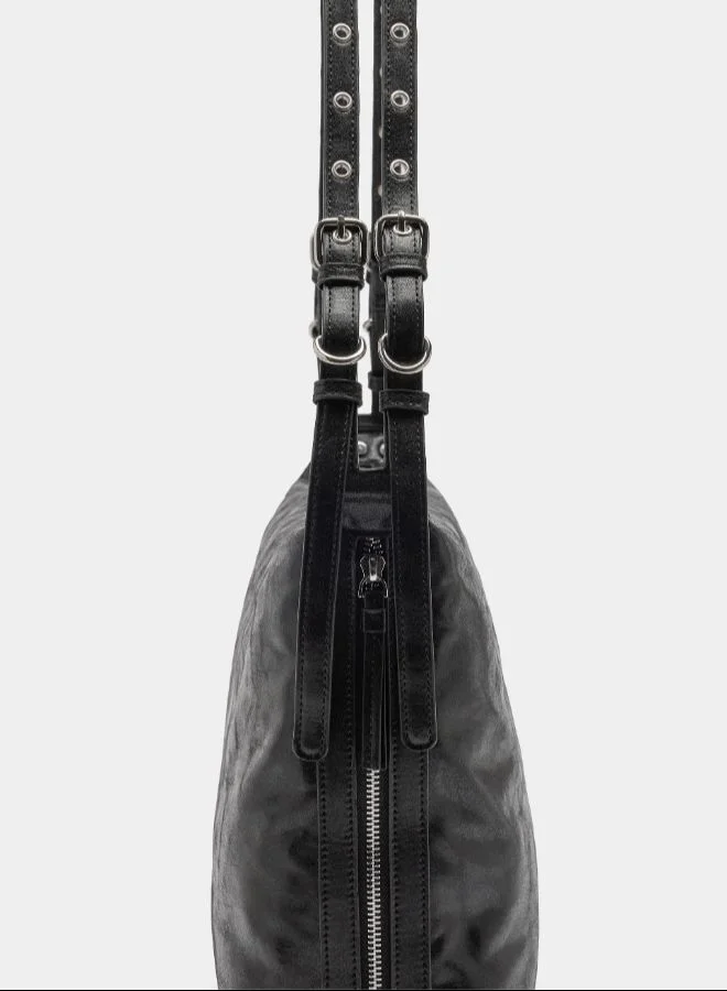 بارفوا حقيبة كتف مع ترصيع