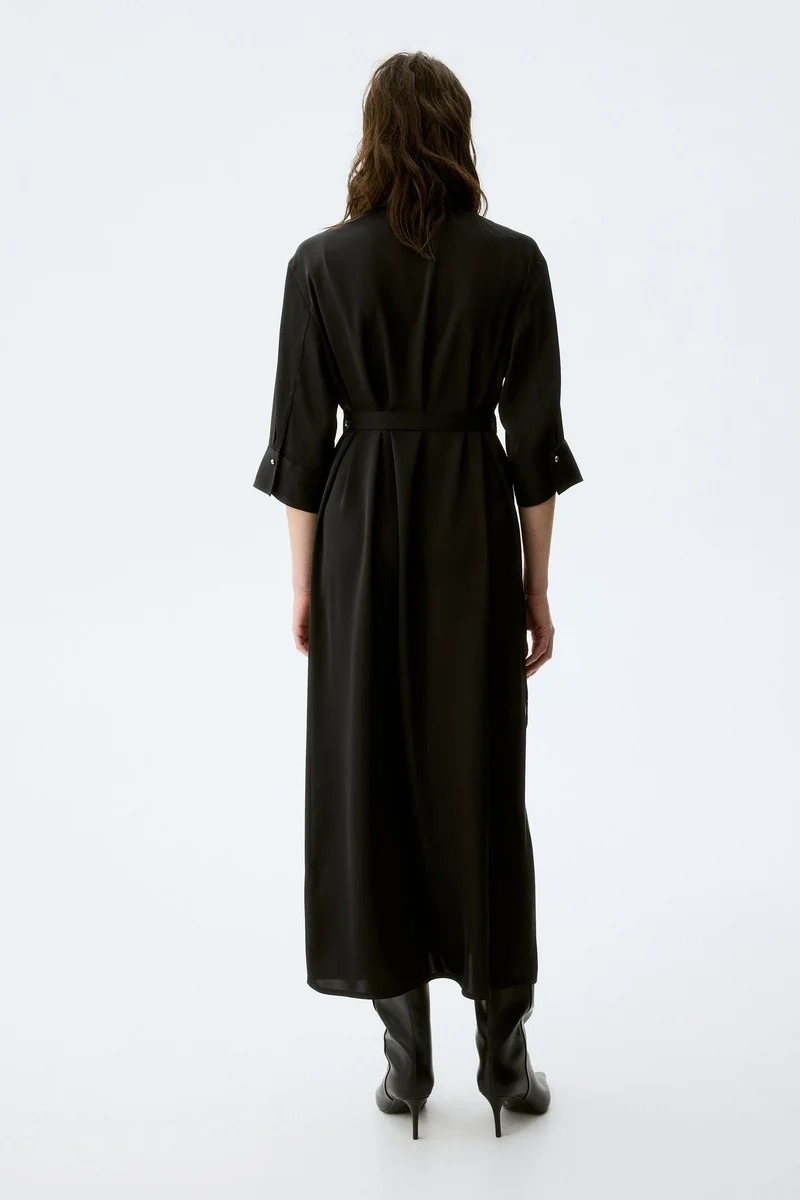 H&M  MAMA Belted shirt dress for Women | Best Price UAE