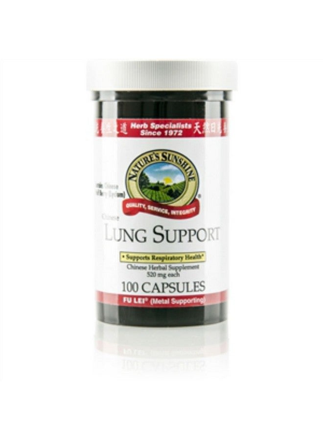 Nature's Sunshine Lung Support 100 Capsules - Image 2