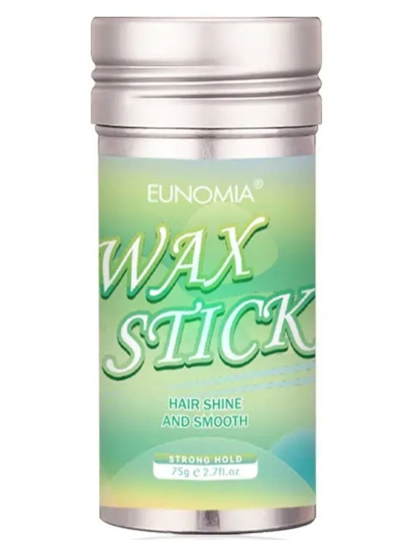 EUNOMIA Hair Wax Stick 75g Hair Pomade Slick Stick Tame Flyaway & Non-Frizz Moisturize & Add Shine Non-Greasy Wax Stick for Wigs and all Hair Types - Image 1