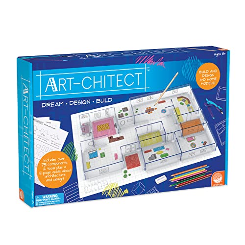 MindWare Artchitect Home Model Building for Kids 3D Architectural Design Kit for Kids Ages 8 and Up Learn The Basics of Architecture As You Design Start to Finish - Image 1