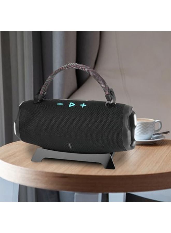 حامل سماعات مكتبي شفاف من الأكريليك مع منظم وأقدام سيليكون مانعة للانزلاق - Image 5