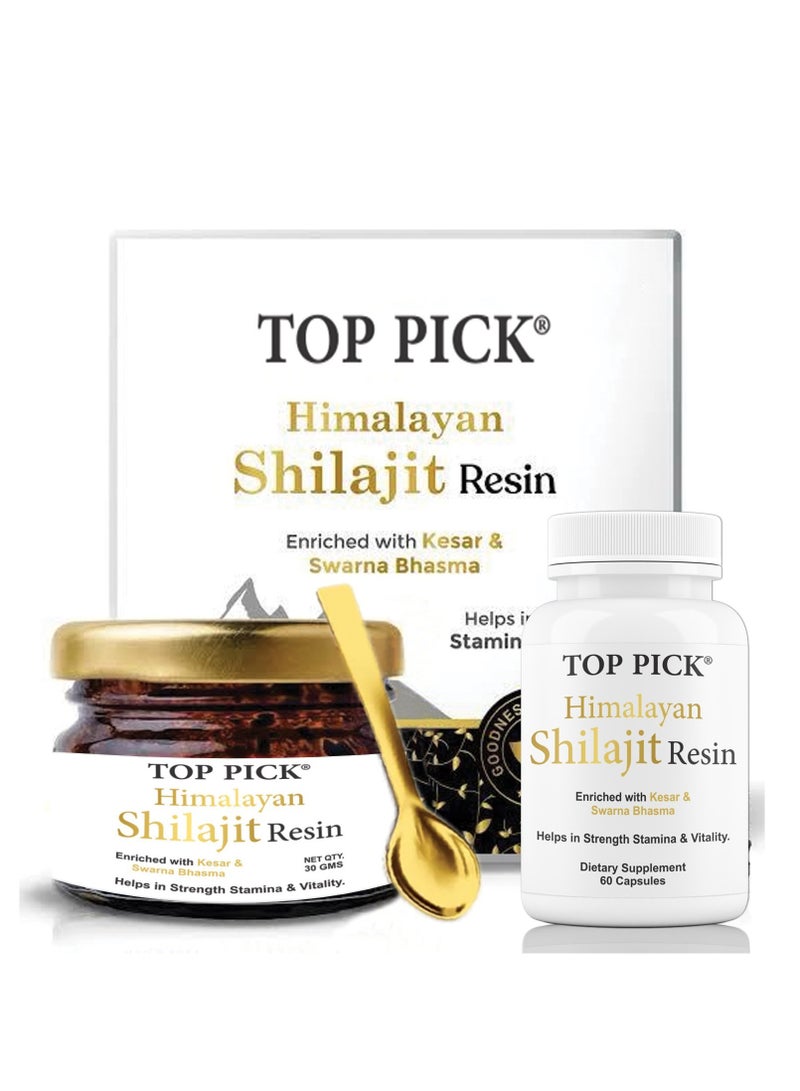 Top Pick Himalayan Shilajit Resin Combo