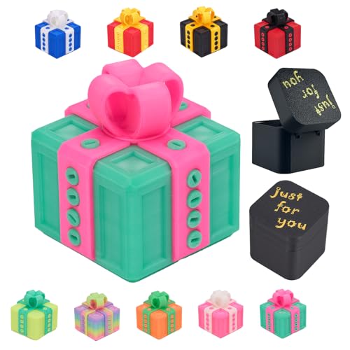 CGXRDK Annoying Gift Box with ScrewsIncludes Finger Box InsidePrank Popup Finger Fun Gag Novelty GiftGlow in The Dark ColorTakeApart Puzzle Surprise Prank Box - Image 1