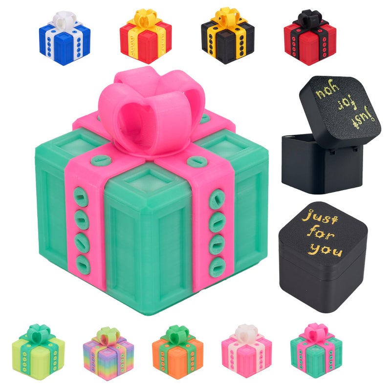 CGXRDK Annoying Gift Box with ScrewsIncludes Finger Box InsidePrank Popup Finger Fun Gag Novelty GiftGlow in The Dark ColorTakeApart Puzzle Surprise Prank Box - Image 3
