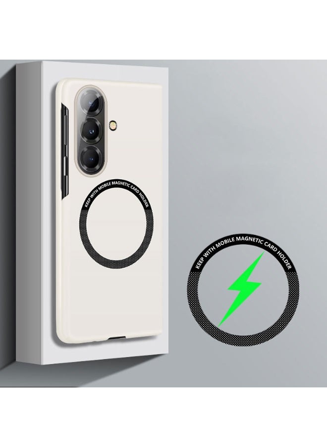 general Magnetic borderless for Samsung Galaxy Z Fold 7 2025 case, compatible with MagSafe (bare metal feel) thin shockproof case for Samsung Galaxy Z Fold 7 MagSafe Cover case - Image 3