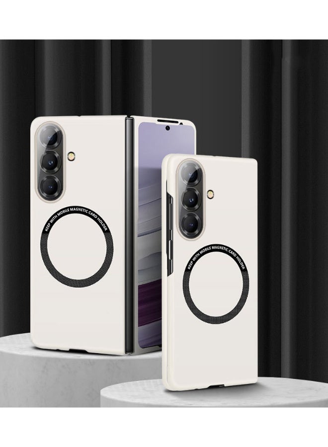 general Magnetic borderless for Samsung Galaxy Z Fold 7 2025 case, compatible with MagSafe (bare metal feel) thin shockproof case for Samsung Galaxy Z Fold 7 MagSafe Cover case - Image 2