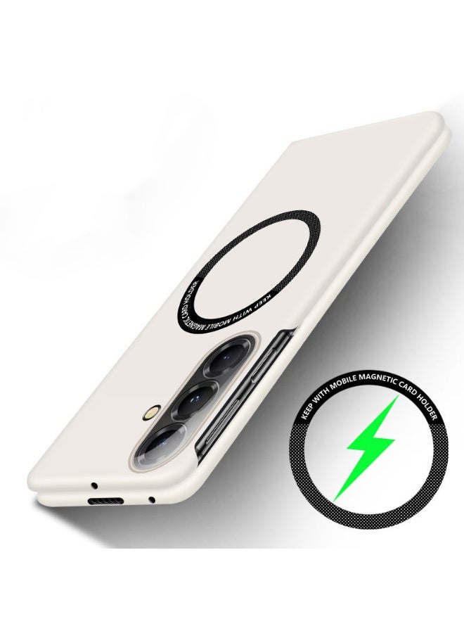 general Magnetic borderless for Samsung Galaxy Z Fold 7 2025 case, compatible with MagSafe (bare metal feel) thin shockproof case for Samsung Galaxy Z Fold 7 MagSafe Cover case - Image 1