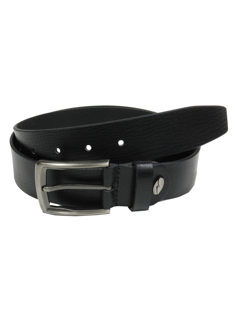 LAVERI LEATHER GENUINE LEATHER 35MM FORMAL AND CASUAL BLACK BELT FOR MENS - Image 4