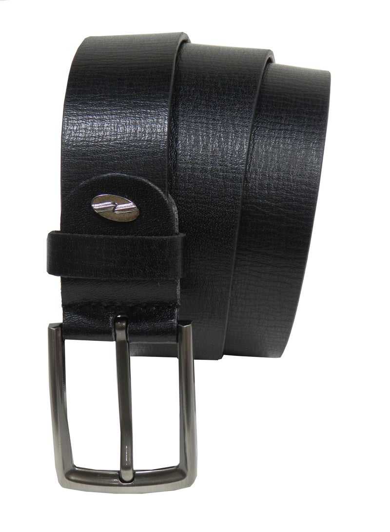 LAVERI LEATHER GENUINE LEATHER 35MM FORMAL AND CASUAL BLACK BELT FOR MENS - Image 2