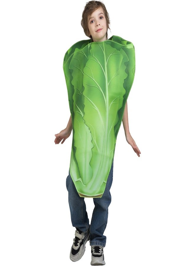 DSplay Unisex Kids Lettuce Costume Cosplay Fun Vegetable Apparel Funny Youth Halloween Costumes (3-7 years old) - Image 4