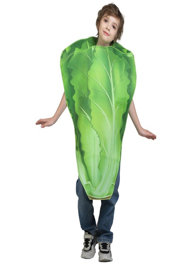 DSplay Unisex Kids Lettuce Costume Cosplay Fun Vegetable Apparel Funny Youth Halloween Costumes (3-7 years old) - Image 2