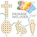 ORIENTAL CHERRY Easter Basket Stuffers Easter Basket Essentials Set of 4 Wooden Lacing Card Toys Gifts for Girls Boys Teens Spring Craft Activities Party Supplies for Girl Toddler Kids Basket Filler - Image 4