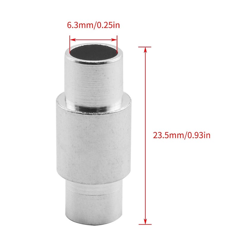RLECS 8pcs 6mm Aluminum Long Sleeve Inline Roller Skate Wheels Replacement Spacers High Performance Scooter Skateboard Wheel Bearings - Image 3