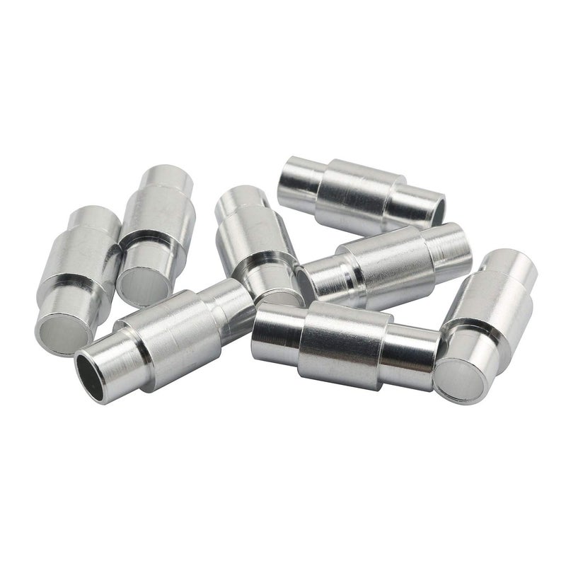 RLECS 8pcs 6mm Aluminum Long Sleeve Inline Roller Skate Wheels Replacement Spacers High Performance Scooter Skateboard Wheel Bearings - Image 1