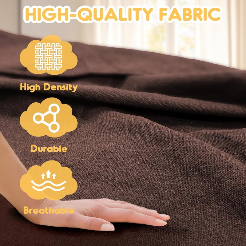 Anyoo Cotton Hammock Portable Camping Hammocks for Hanging Sturdy Garden Comfortable Fabric Hammock with Tree Straps Up to 660lbs with Travel Bag for Camping Outdoor/Indoor Patio Backyard - Image 2