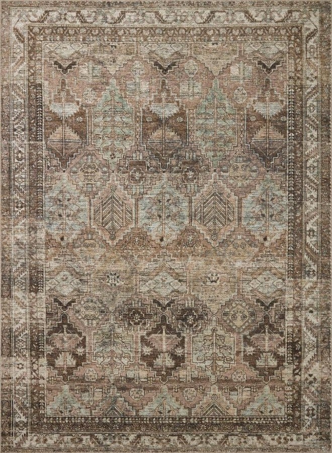 Loloi Amber Lewis Billie Collection, Clay & Sage 3'-6" x 5'-6" Area Rug - Antique & Distressed Accent Rugs for Living Room, Bedroom, Entryway & Hallway, No Shed High Traffic Area Home Decor Rug - Image 4