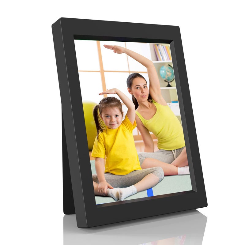 KWANWA 5x7 Picture Frame Personalized 20S Voice Recordable Photo Frame Vertical or Horizontal Tabletop  Wall Mount Gifts for Boys  Girls Mother Father Grandparents Birthday Christmas