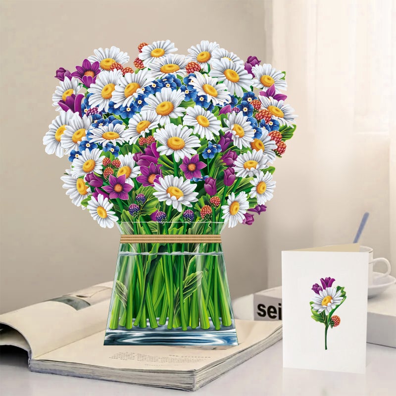 Mother'S Day 3D Pop-Up Bouquet Greeting Card - Image 4