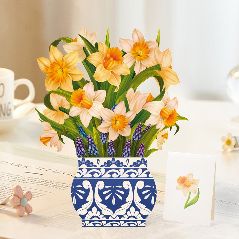 Mother'S Day 3D Pop-Up Bouquet Greeting Card - Image 1