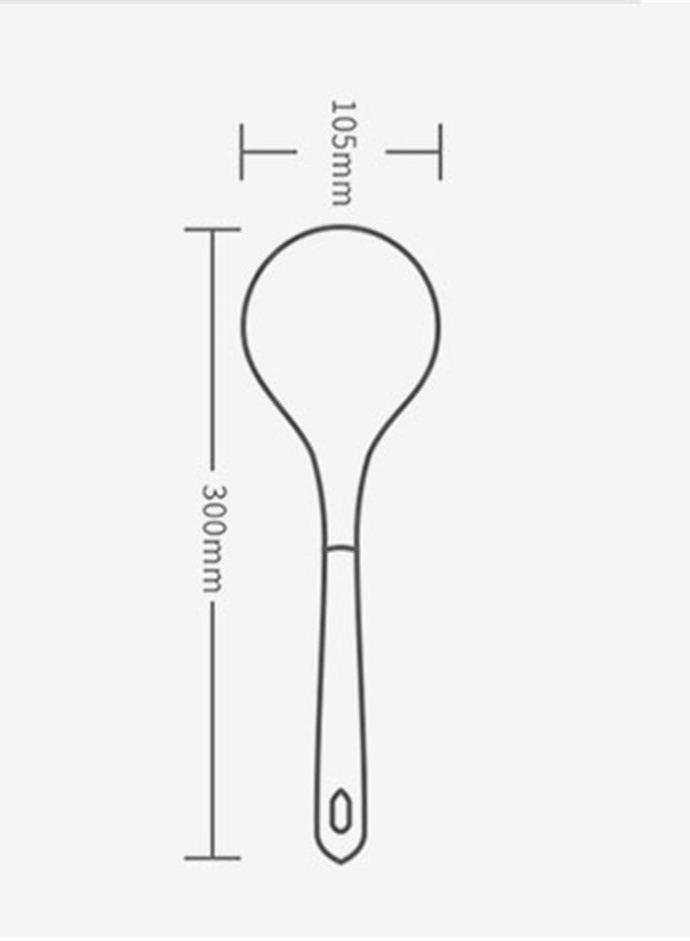 300mm gray silicone spoon - Image 4
