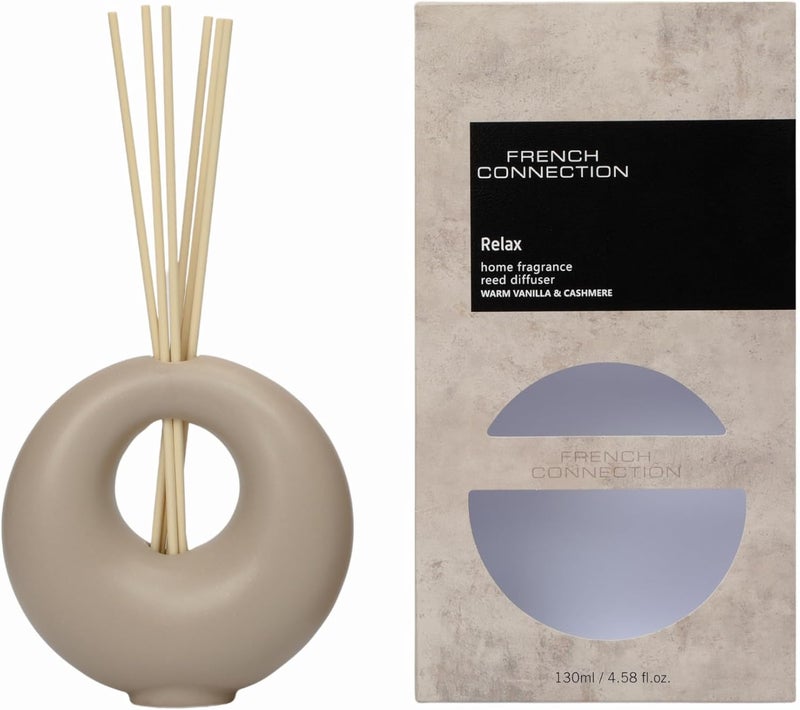 French Connection Stone Collection Reed Diffuser - Warm Vanilla & Cashmere - Image 1