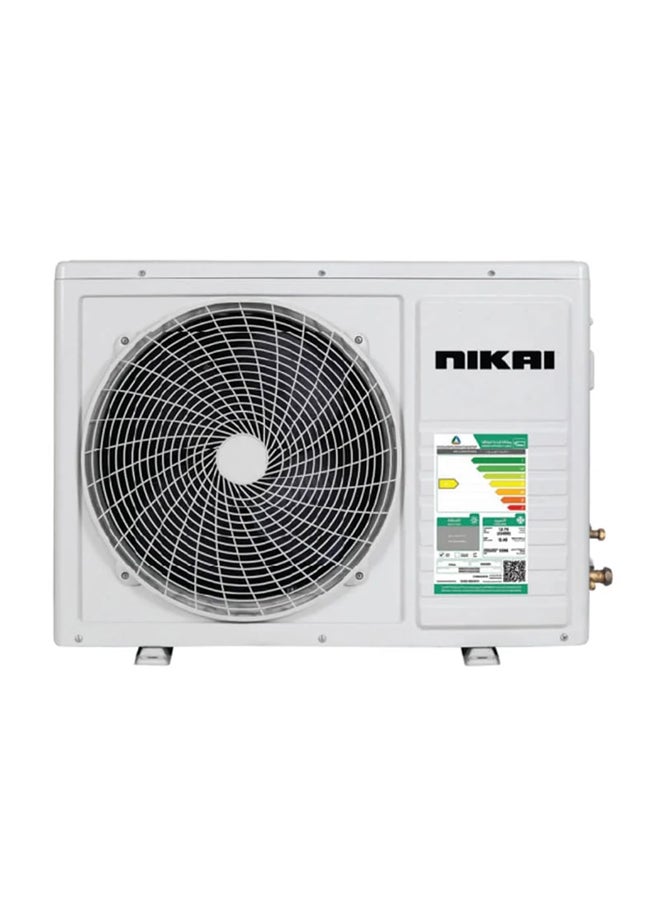 نيكاي مكيف سبليت بارد وساخن بسعة تبريد 22200 وحدة حرارية بريطانية، داخلي وخارجي 1000 W NSAC24136HC24 أبيض - Image 3