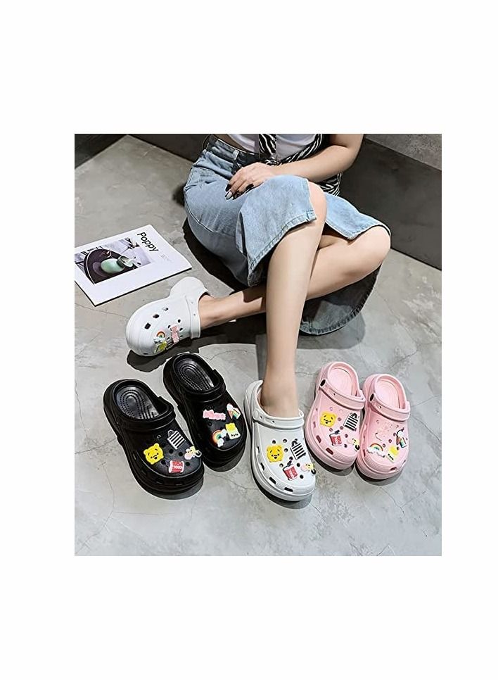 Excefore Shoe Decoration Charms 50 Pcs Random Cartoon PVC Crocs Charm - Image 2