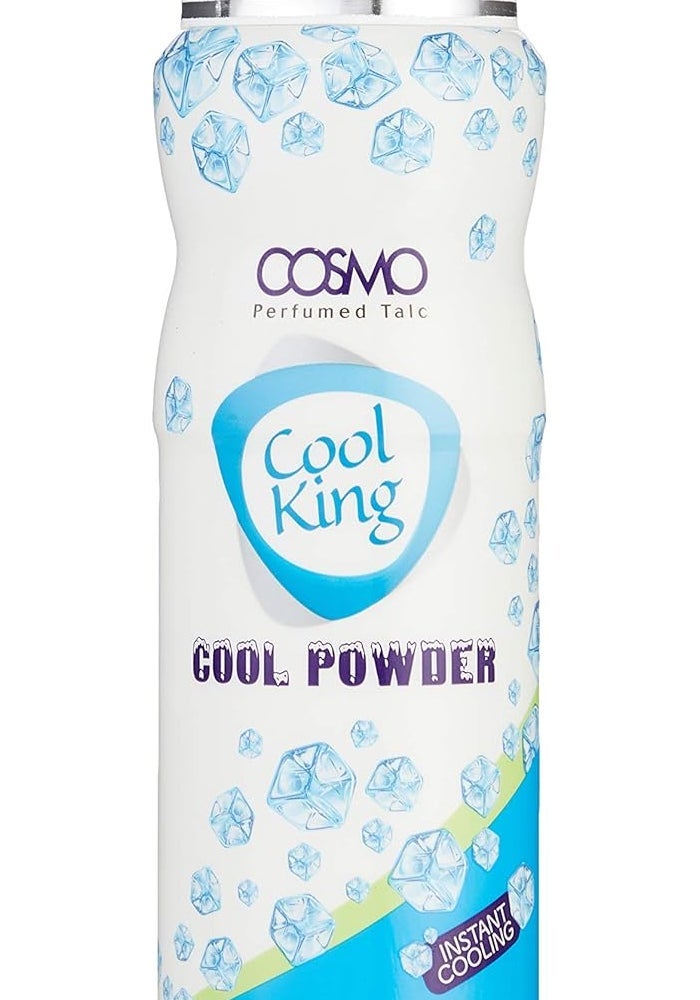 Cosmo Cool King Active Deo Perfumed Prickly Heat Talc Powder 250G - Image 1