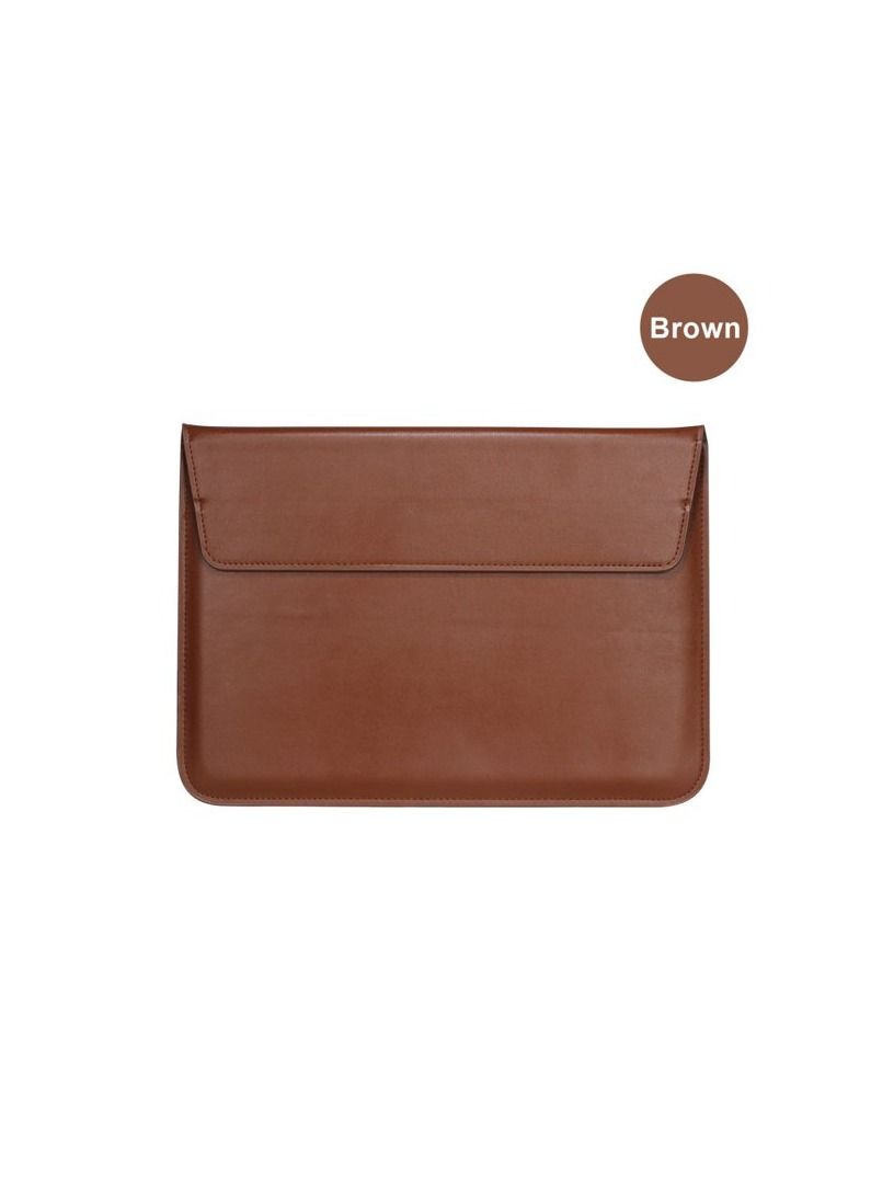 Waterproof Leather Laptop Bag Sleeve Case for MacBook Pro Air 13 inch Laptop  - Image 1