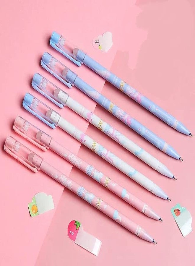 APCATIO 12pcs Erasable Gel Pens 0.5mm gel Blue Ink Pen Office School Stationary Supplies - Image 1
