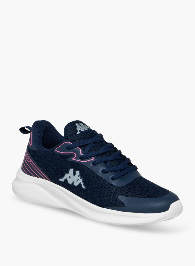 Kappa Women's Logo Accent Lace-Up Sports Shoes with Pull Tab