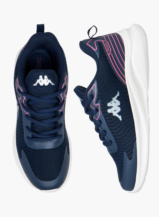 Kappa Women's Logo Accent Lace-Up Sports Shoes with Pull Tab