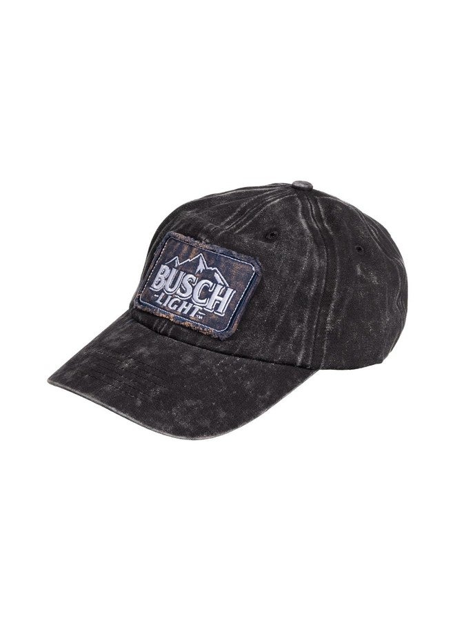 Calhoun Busch Light Distressed Vintage-Style Worn Cotton Baseball Hat - Image 1