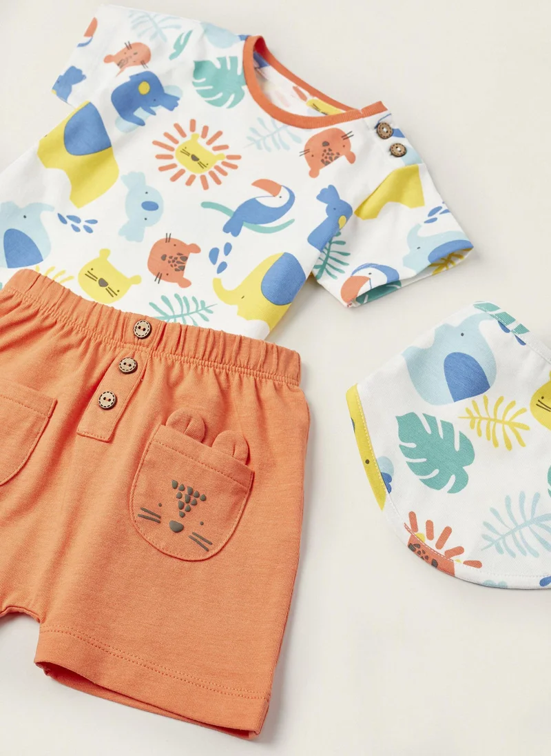 Zippy T-shirt + Shorts for Newborns 'Animals'