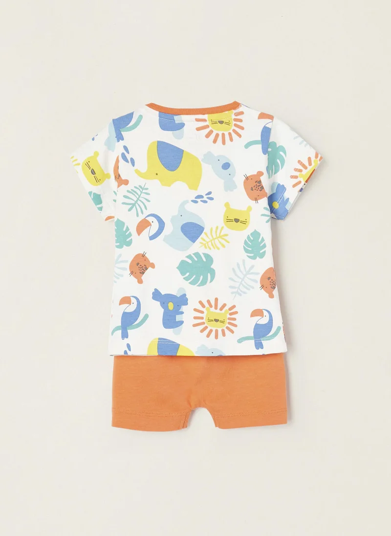 زيبي T-shirt + Shorts for Newborns 'Animals'