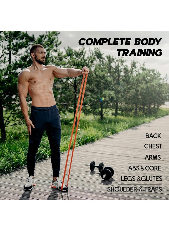 Konex Heavy Resistance Band for Men & Women | Exercise & Stretching Pull Up Bands for Home Workout & Gym (30-45 Kg, Blue) - Image 5