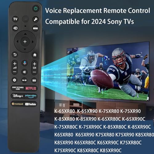 Kassionel Voice RMF-TX920U Replacement Remote Control Compatible for 2024 Sony TVs - Image 4