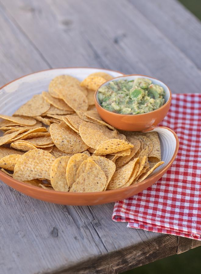 Curate Home Sky Chip and Dip Serving Platter - Image 1