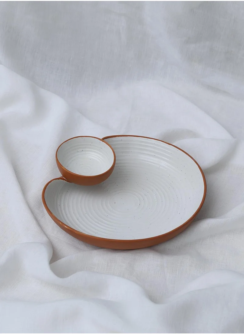 Curate Home Sky Chip and Dip Serving Platter