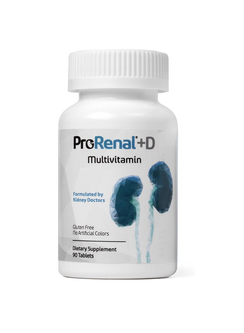 برورينال+د فيتامينات الكلى المتعددة ProRenal+D، 90 قرصًا، تكفي لمدة 90 يومًا - Image 1