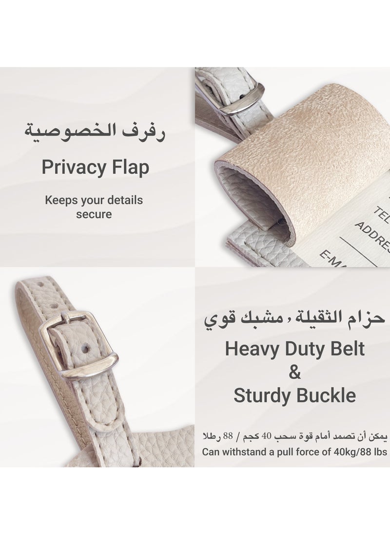 لي آرت علامة الأمتعة الجلدية – علامات الأمتعة لحقائب السفر | علامات السفر للأمتعة | علامات حقائب السفر | علامات الأمتعة الجلدية | هدايا السفر (مجموعة من 2 | الجمل)  - Image 4