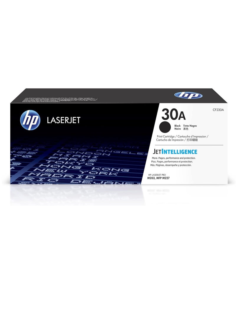 HP Toner HP 30A Original Toner Cartridge CF230A Black Works with Hp LaserJet P3015, P3015dn, Pro 500 MFP M521, MFP M521dn, Enterprises 500 MFP M525dn, MFP M525fdn Printers  - Image 1