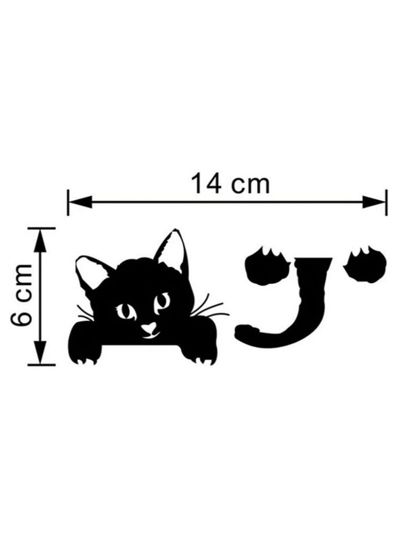 GEX Cat Wall Stickers Light Switch Decor Decals Art Mural Baby Nursery Room - Image 2