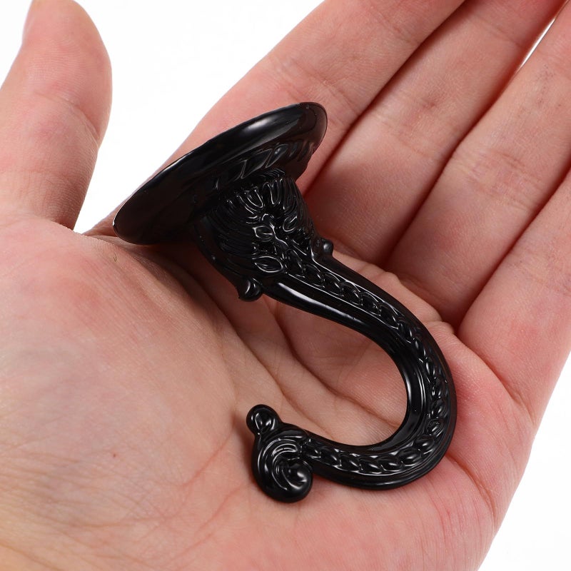 Foldable Ceiling Hooks Heavy Duty Zinc Alloy Hardware for Hanging Plants Home Storage 2pcs - Image 5