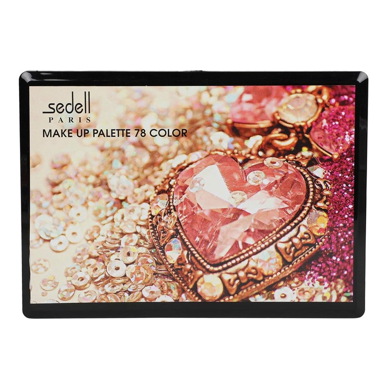 Sedell Paris Makeup Palette 78 Color Multicolor 60 G - Image 3